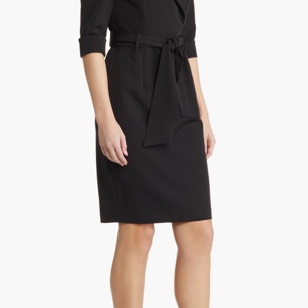 Lucinda Faux Wrap Coat Dress - Picture 3 of 4